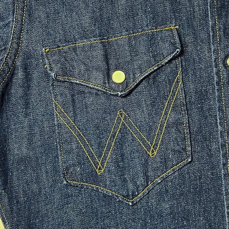 1950〜60's Wrangler 27MW Denim Western L/S Shirt