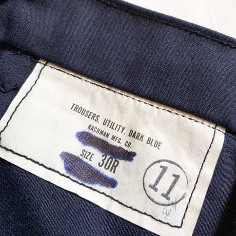 1970's US.NAVY Utility Trousers Straight Deadstock