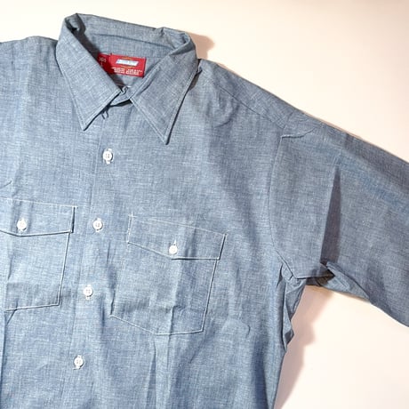 1970's Dickies Chambray L/S Shirt Deadstock