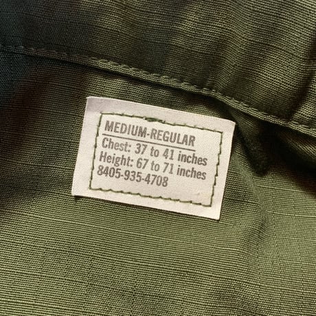 1970's US.ARMY Jungle Fatigue 4th Jacket Deadstock