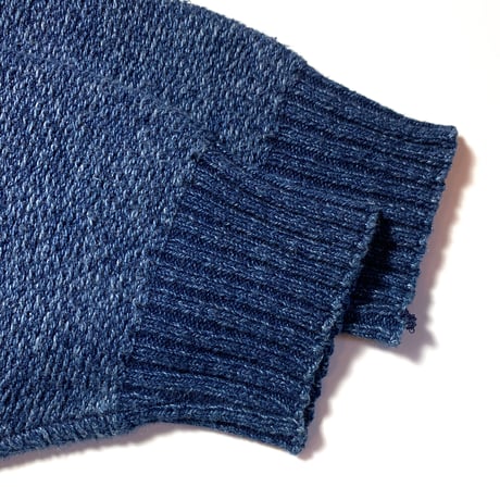 1980's L.L.Bean Indigo Cotton Sweater