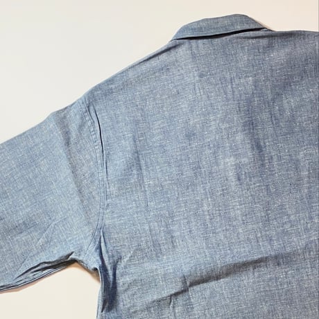 1960's US.NAVY Chambray L/S Shirt Deadstock