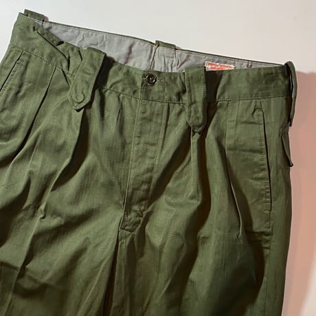 1960's Portugal Military Herringbone Trousers