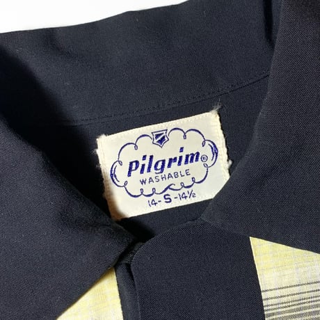 1950's Pilgrim Cotton&Rayon Pullover L/S Shirt