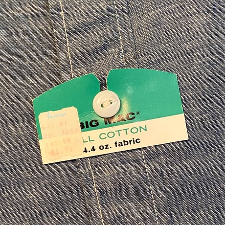 1960's BIG MAC Chambray L/S Shirt Deadstock