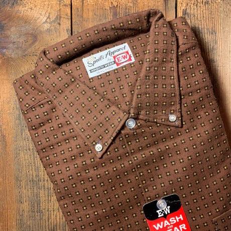 1960's E&W Flannel L/S Shirt Deadstock