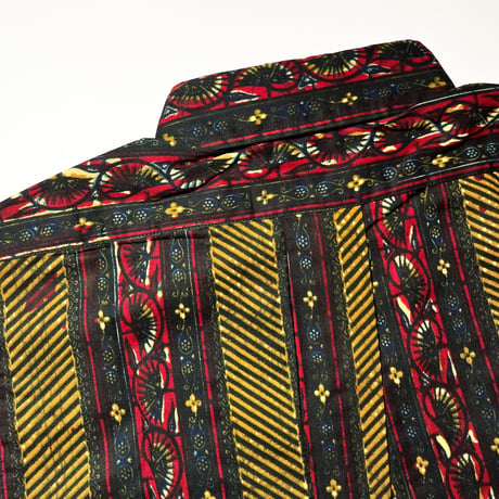 1960's DONEGAL Batik S/S Shirt Deadstock