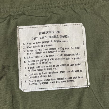 1960's US.ARMY Jungle Fatigue 2nd Jacket