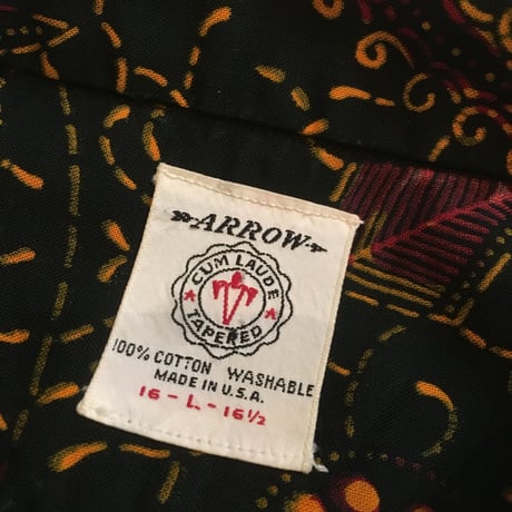 1960's ARROW Batik S/S Shirt