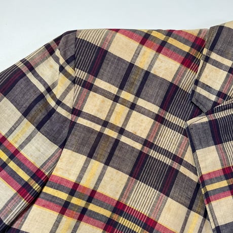 1960's HARLELA'S Indian Madras Tailored Jacket