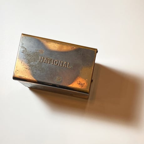 1920's〜 NATIONAL Japanned Metal Money Box