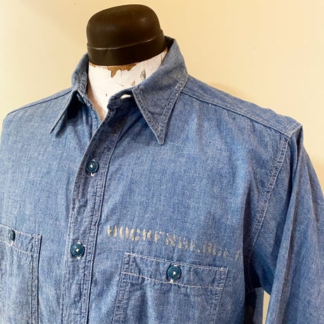 1940's US.NAVY Chambray L/S Shirt