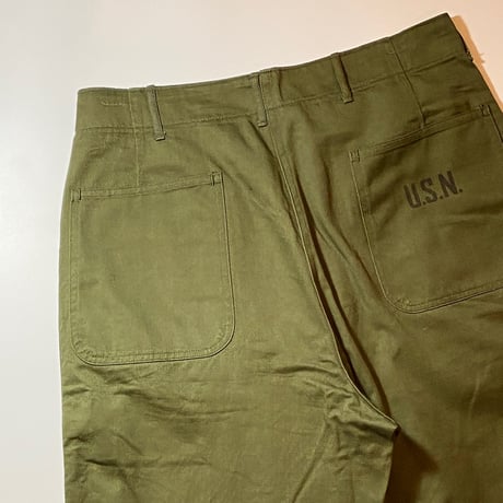 1940's US.NAVY N-3 Cotton Twill Trousers