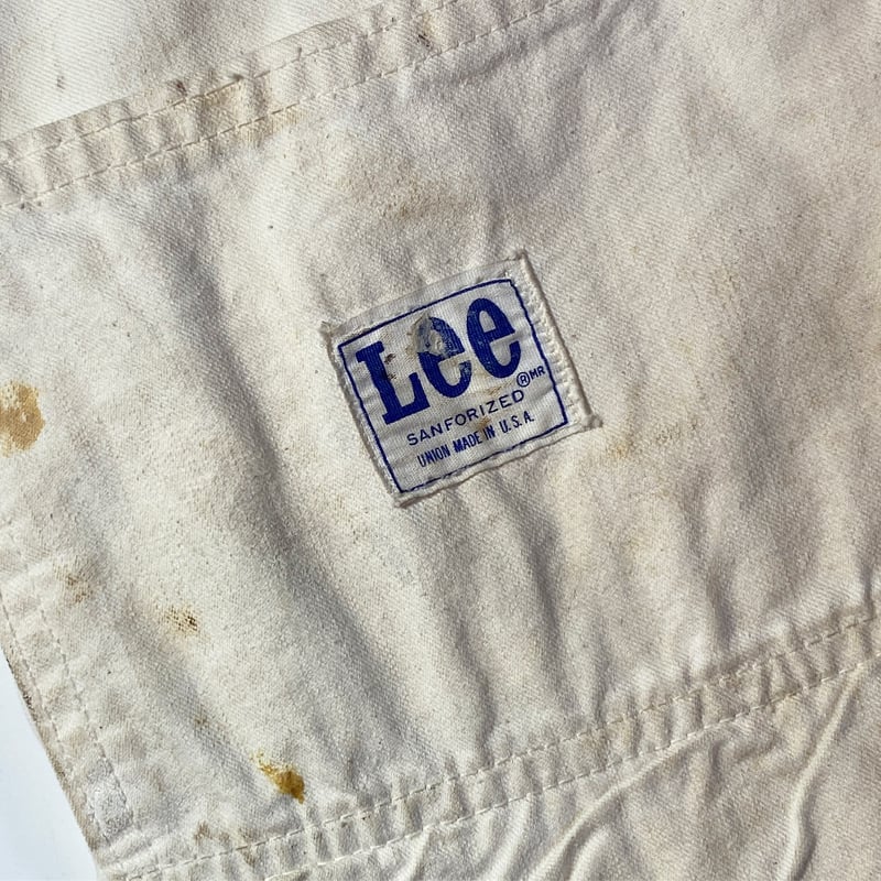 LEE 70s ダブルニーペインターパンツ 70's Lee ダブルニー コットンペインターパンツ ペンキ飛び