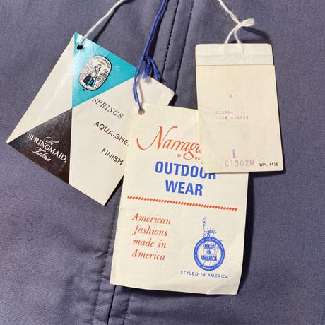 1960's JACOB FINKELSTEIN&SONS INC. Cotton Blouson Deadstock