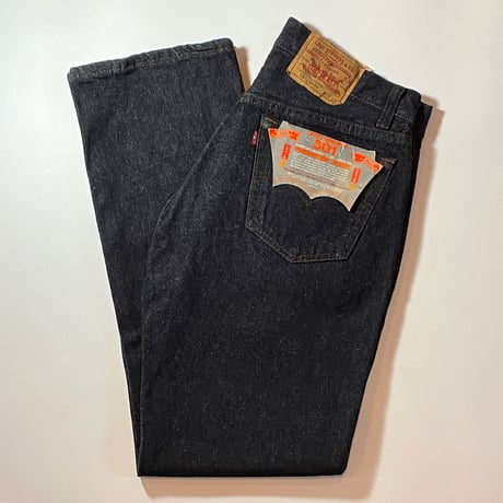 1980's Levi's 501 Black Denim Pants Deadstock
