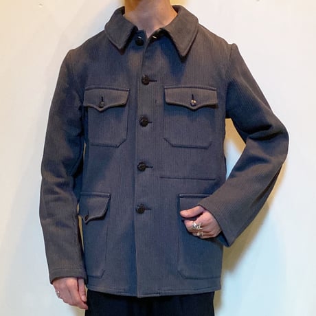 1950's French Unknown Pique Hunting Jacket