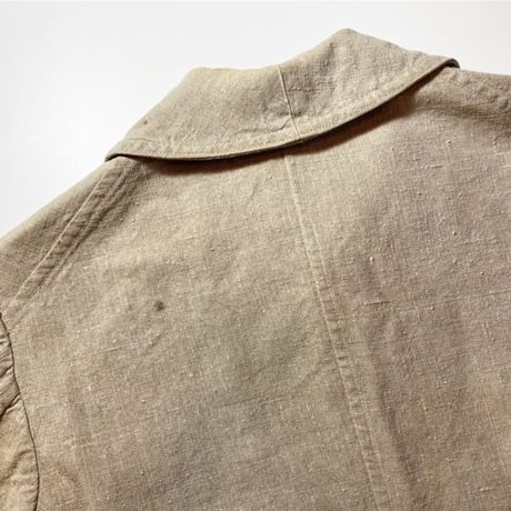 1920〜30's French Unknown Linen Jacket