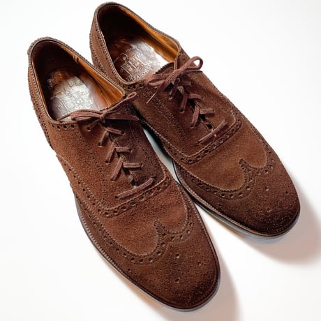 1970's SAXONE Brown Suede Shoes