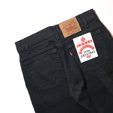 1990's Levi's 550 Black Denim Pants Deadstock