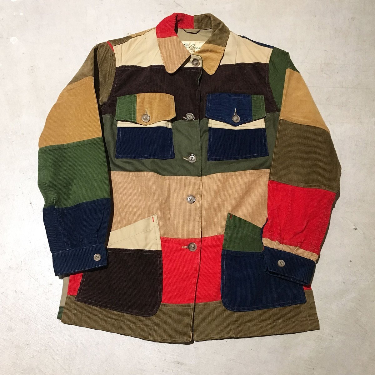 【稀少】WOOSTER + LARDINI クレイジーパターン ジャケット 1960〜70's L.L.Bean Crazy Pattern Safari Jacket