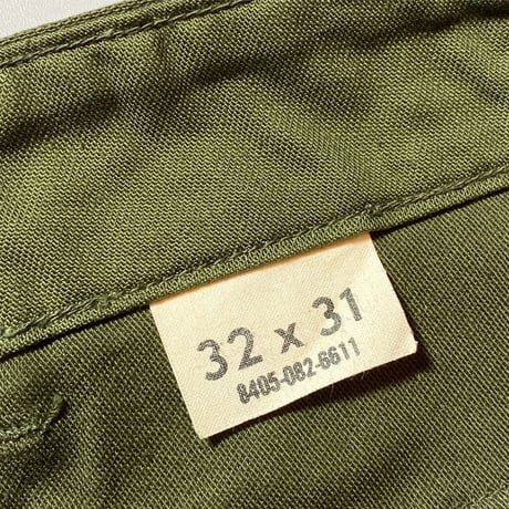 1960's US.ARMY Utility Trousers Deadstock