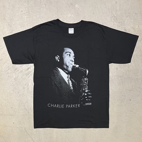 1990's〜 GILDAN CHARLIE PARKER Printed Tee Deadstock