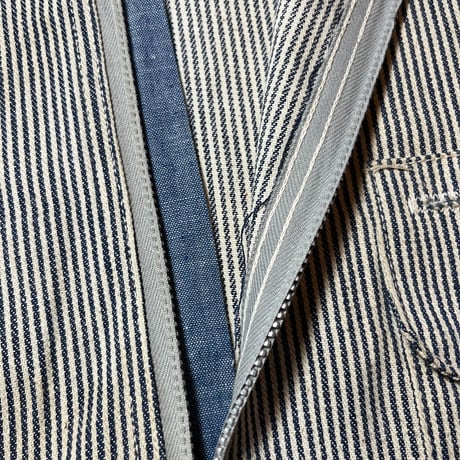 1960's SWEET-ORR Hickory Pullover S/S Shirt Deadstock