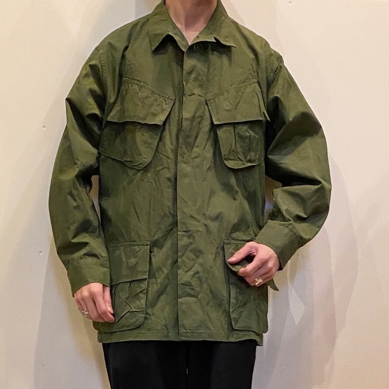 60s Jungle Fatigue Jacket 3rd M-R 正式的 - ジャケット・アウター