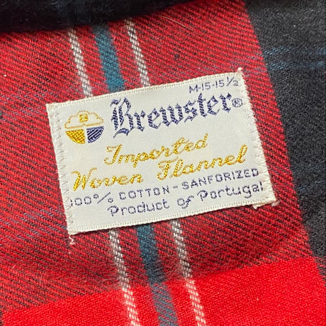 1960's Brewster Flannel L/S Shirt Deadstock