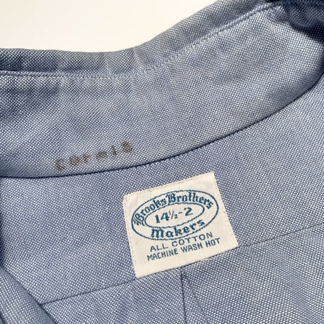 1970's Brooks Brothers Tab Collar L/S Shirt