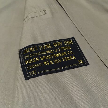 1950's US.NAVY Summer Flight Jacket