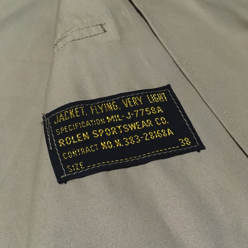 1950's US.NAVY Summer Flight Jacket | Unwave 1950's US.NAVY Summer Flight Jacket | Unwave