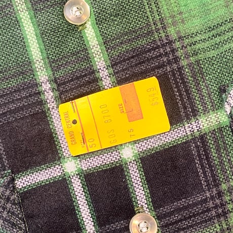 1970's DANGOS' Flannel L/S Shirt Deadstock