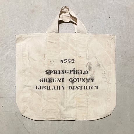 1960's〜 Unknown Canvas Bag