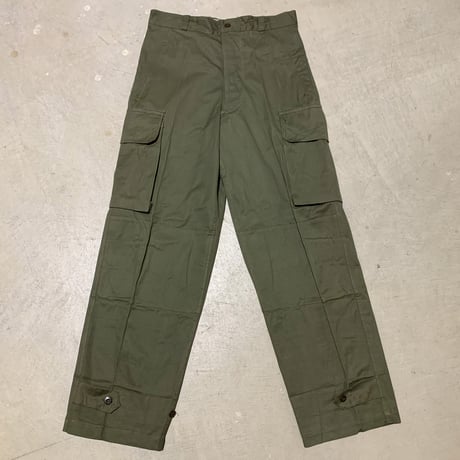 1950〜60's French Army M-47 Herringbone Trousers Deadstock