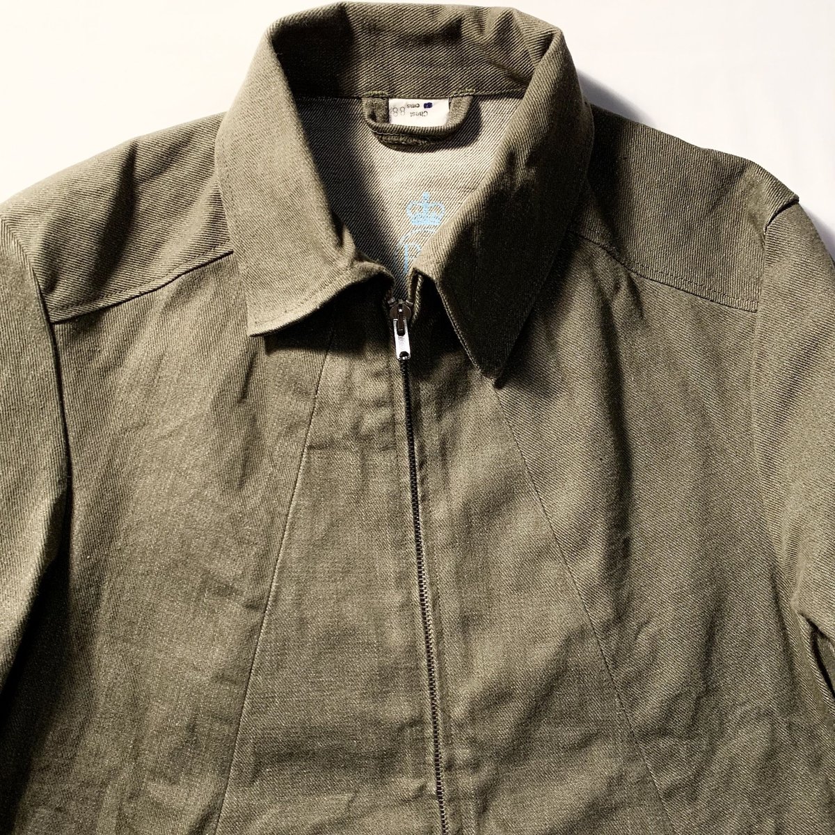 1960's〜 British Green Denim Prisoner Jacket | U 1960's〜 British Green Denim Prisoner Jacket | U