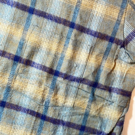 1960's BROOKDALE Flannel L/S Shirt Deadstock
