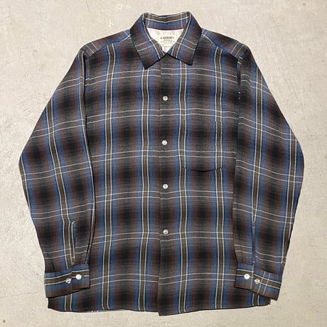 1960's ARROW Rayon L/S Shirt