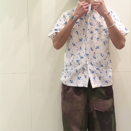 1950's Unknown Seersucker S/S Pajama Shirt