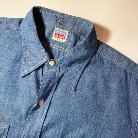 1950's〜 OX-HIDE Chambray L/S Shirt