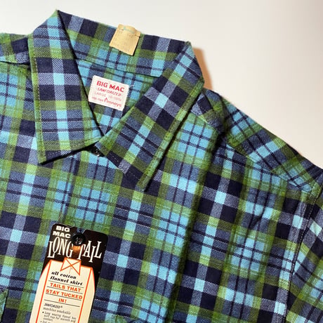 1960's BIG MAC Flannel L/S Shirt Deadstock