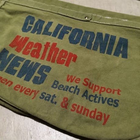 1980's Unknown Newspaper Bag