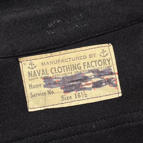 1950's US.NAVY CPO Wool L/S Shirt