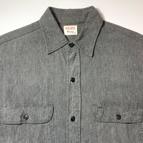 1960's BIG MAC Black Chambray L/S Shirt