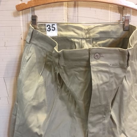 1950〜60's French Army M-52 Chino Trousers Deadstock