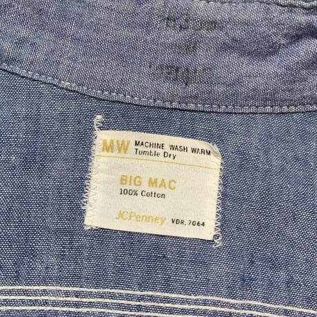 1970's BIG MAC Chambray L/S Shirt