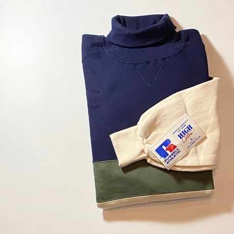 1980's〜 L.L.Bean×RUSSELL Turtleneck Sweat Deadstock