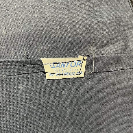 1940's〜 French Unknown Cotton Stripe Vest Deadstock