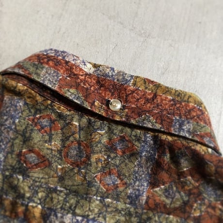 1960's Manhattan Batik Pullover S/S Shirt